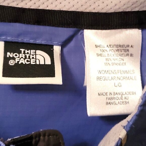 The Northface Womens Vest Blue L  Full Zip Up Mesh Back Sleeveless - Picture 3 of 10